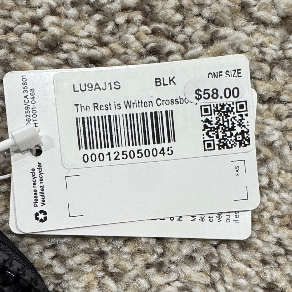 NWT Lululemon the rest is written crossbody bag - Picture 5 of 8
